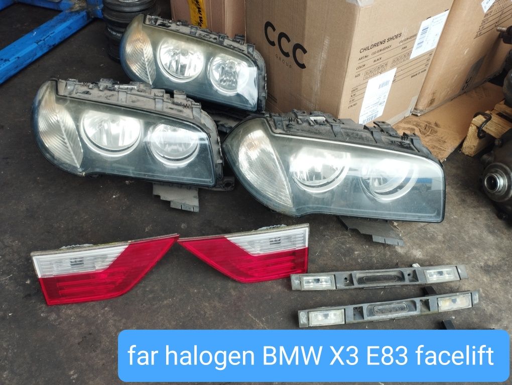 Faruri halogen BMW X3 E83 facelift