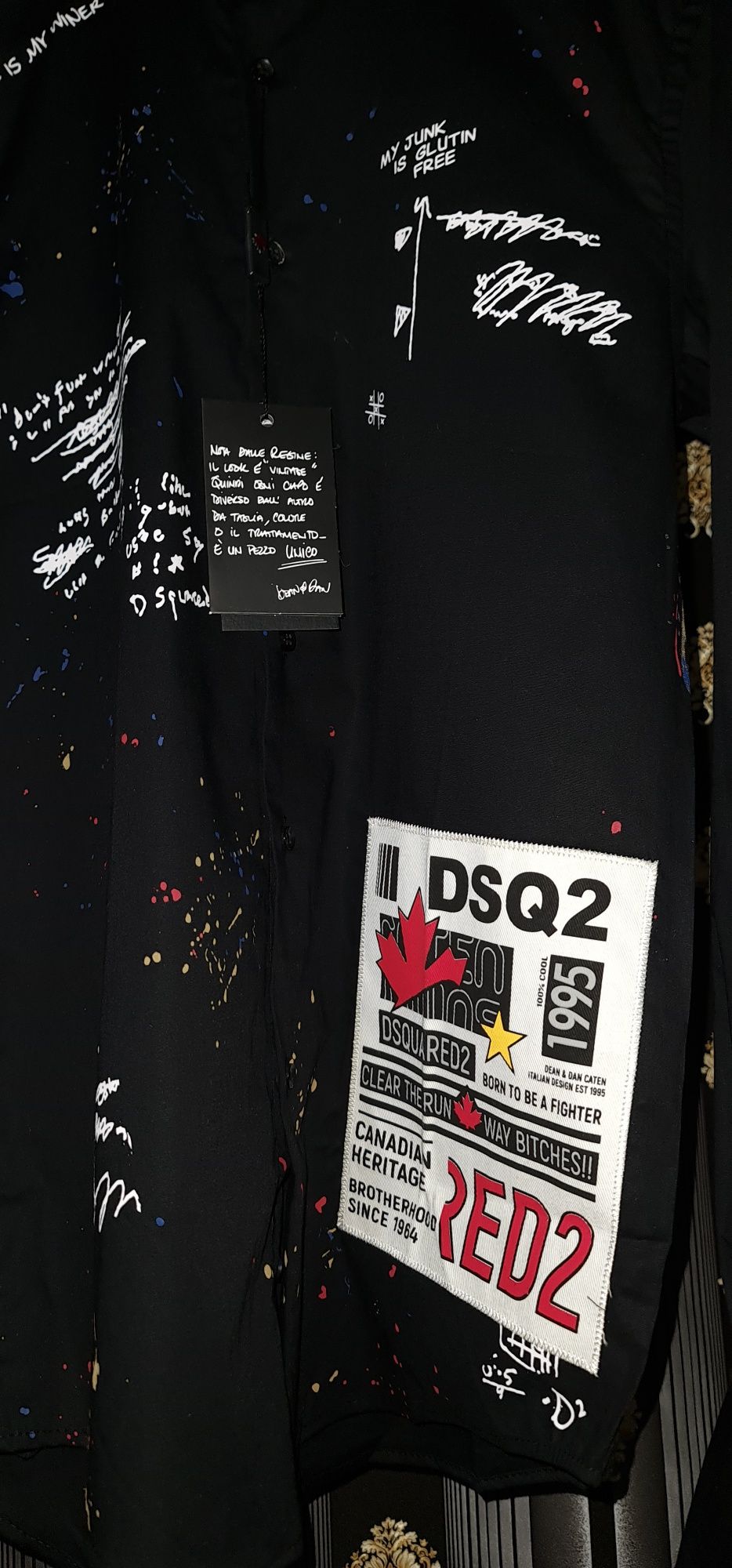 Cămașă alb x negru 2024 Dsquared2 icon