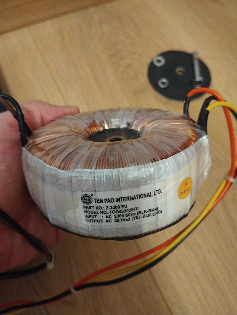 Transformator toroidal 2x 20v Logitech Z2300