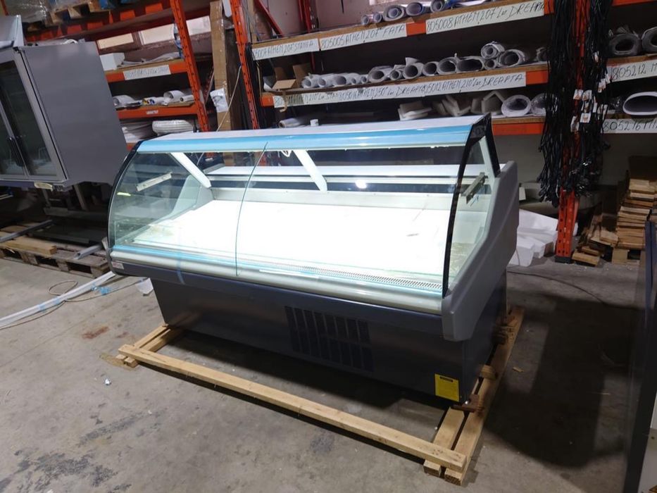 Vitrina orizontala NARO 150cm / INOX / Ventilata