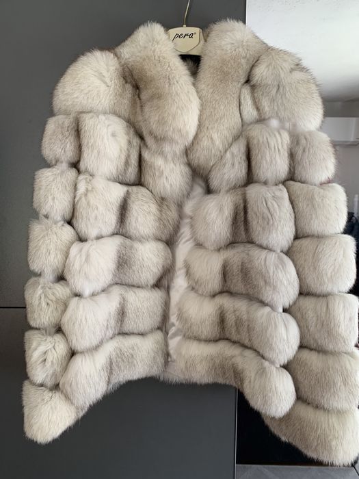 Палто естествен косъм