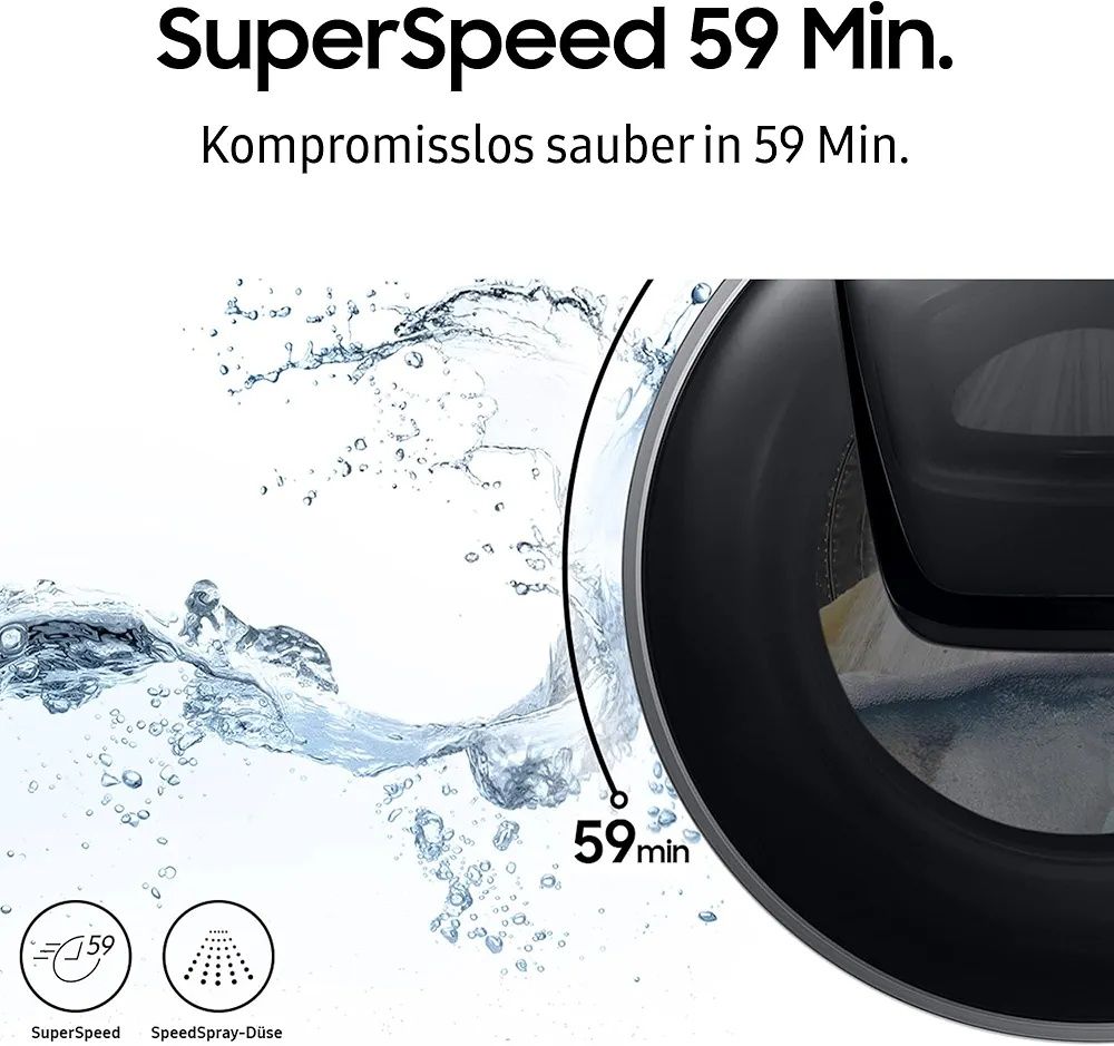Нова инверторна пералня Samsung WW80T654ALX. 8 кг