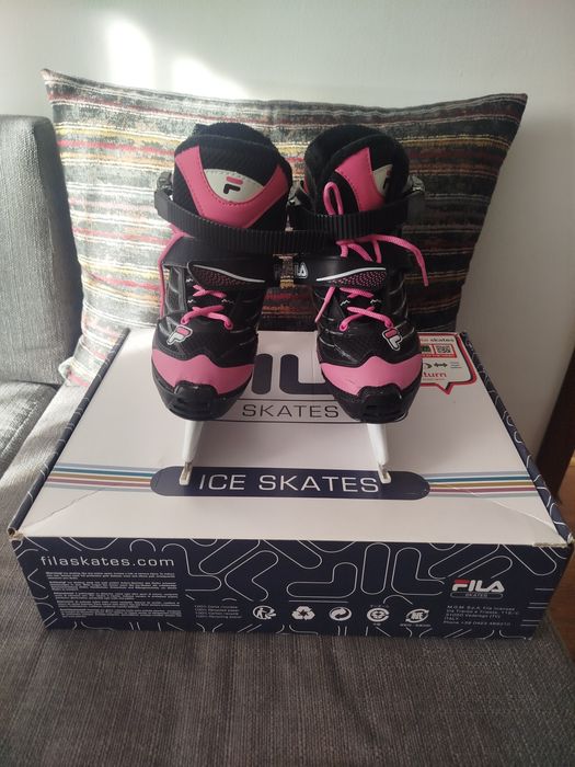 Patine de gheata copii, Fila x-one g ice Roz/Negru, 32-35