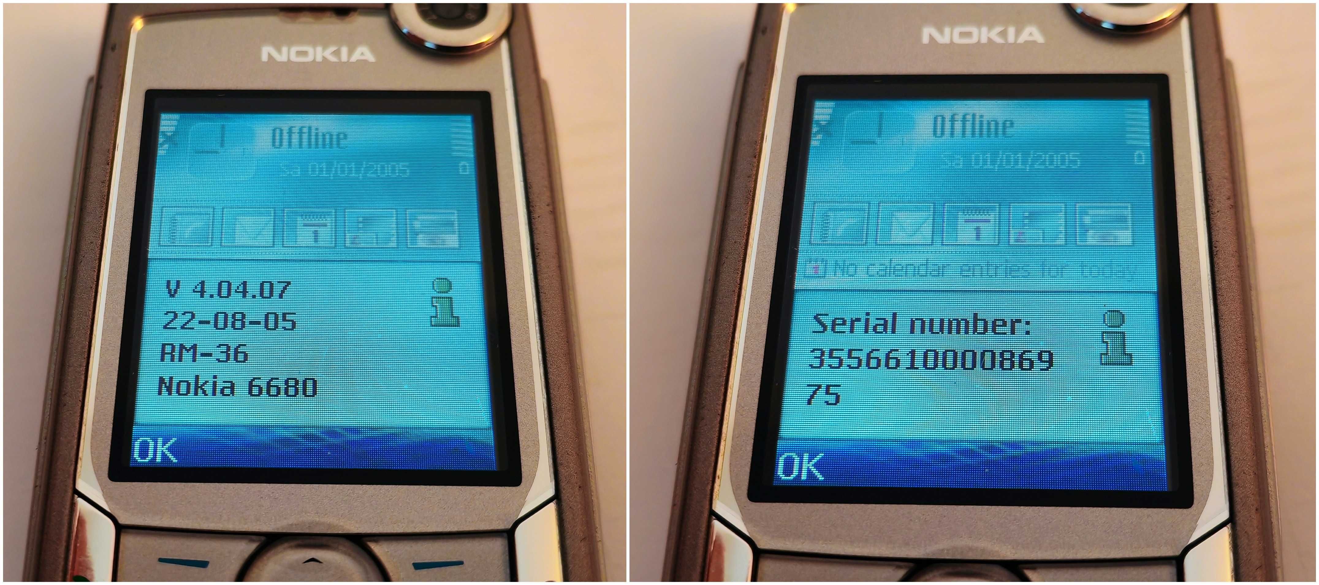 Nokia 6680 много запазен 25 минути разговори 100% ориг Made in Finland