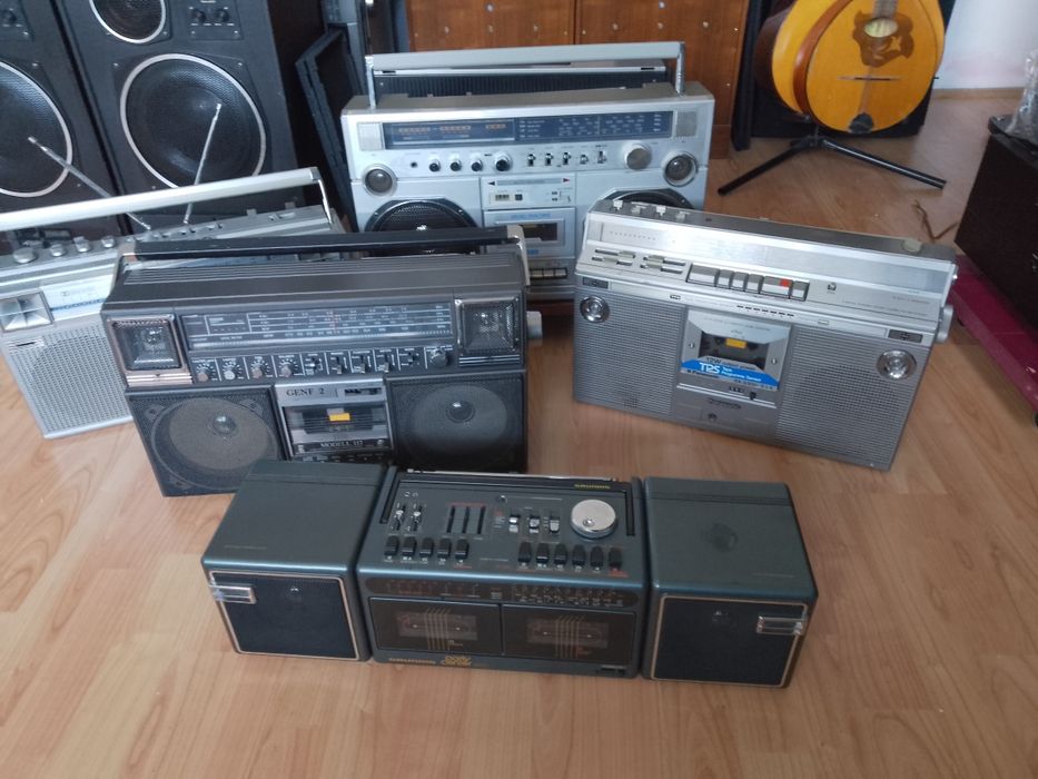 Colecție Radiocasetofoane/Boombox/Jvc, Panasonic, Grundig, etc..
