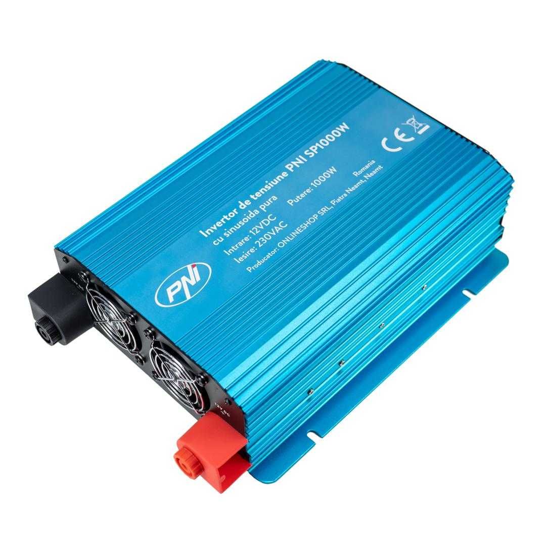 Invertor auto SP1000W cu sinusoida pura alimentare 12V true sine 230V