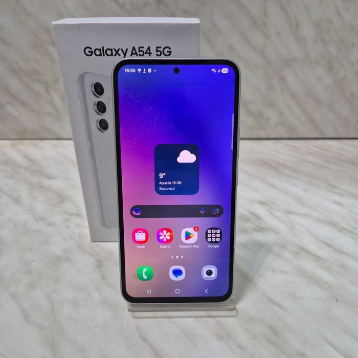 Telefon Samsung Galaxy A54 128GB 5G Alb Cutie Zeus Amanet Rahova 34239