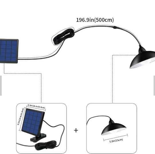 Соларна външна лампа с LED-осветление с дистанционно