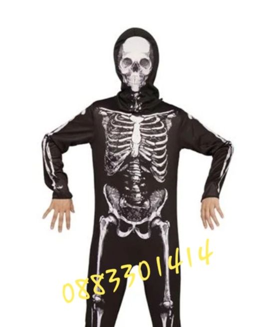 Костюм Скелет Хелоуин Helloween