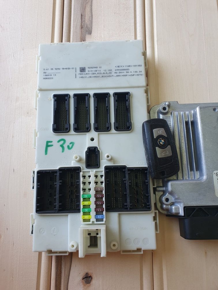 Kit pornire ECU bmw F30 motor 2.0D 143 cp n47d20c
