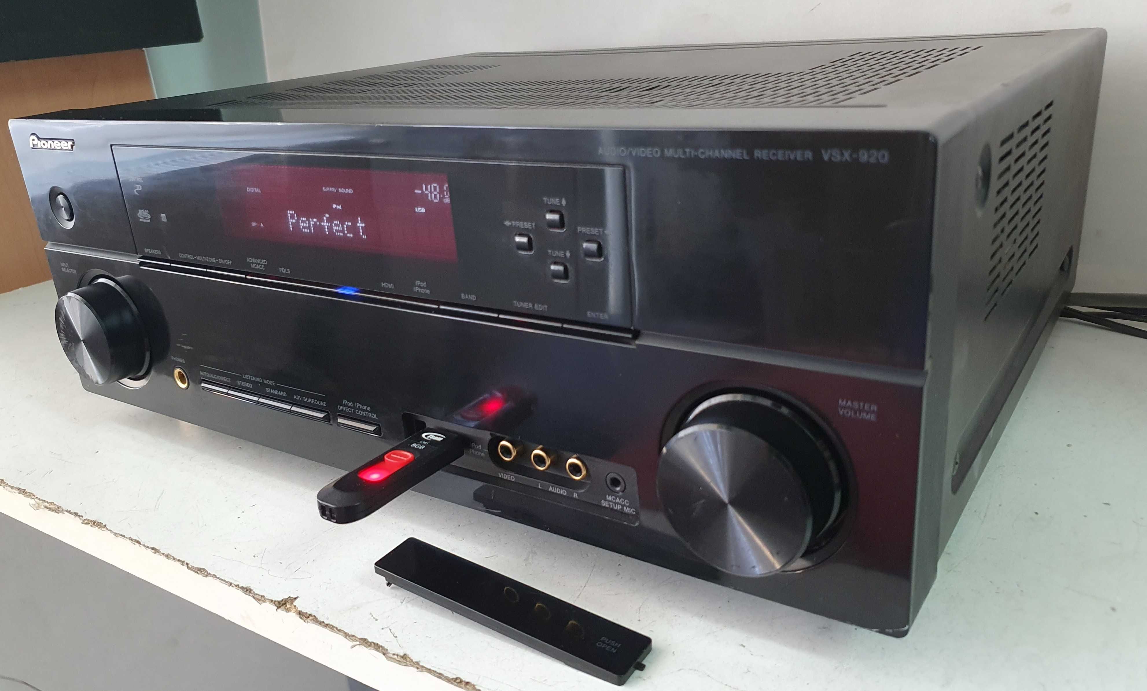 Pioneer VSX 920 muzica HDMI 7.1 USB internet radio filme muzica