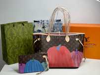 Geanta Louis Vuitton Neverfull Editie Limitata 2023 interior deosebit