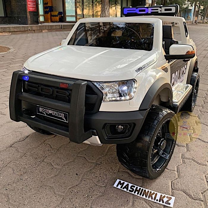 Детский электромобиль Ford Ranger Raptor Police доставка бесплатно КЗ