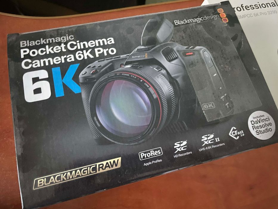 Cinema Camera Blackmagic 6K Pro, Obiectiv Sigma 18-35mm F1.8