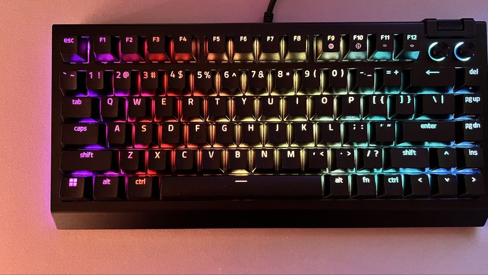 Клавиатура Razer - BlackWidow V4 75, RGB, черна