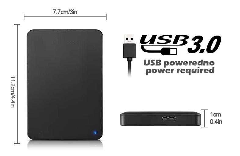 USB 3.0 Разширено Хранилище PS4 PS5 Конзола PC Лаптоп Външен Хард Диск
