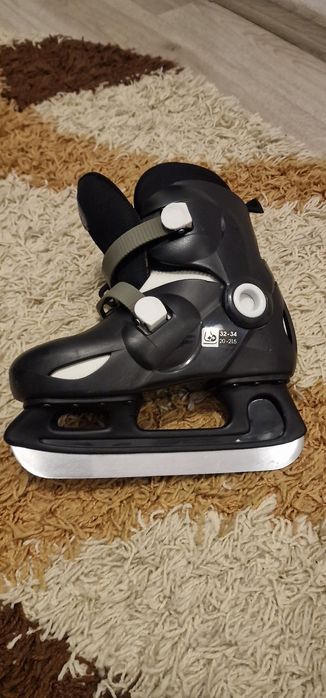 Patine gheață Play 3 Negru Decathlon NOI