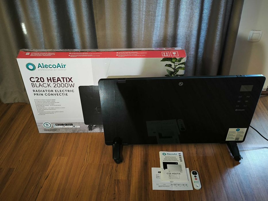 Електрически конвектор AlecoAir C20 Heatix, WiFi, 30 кв.м., 2000W,