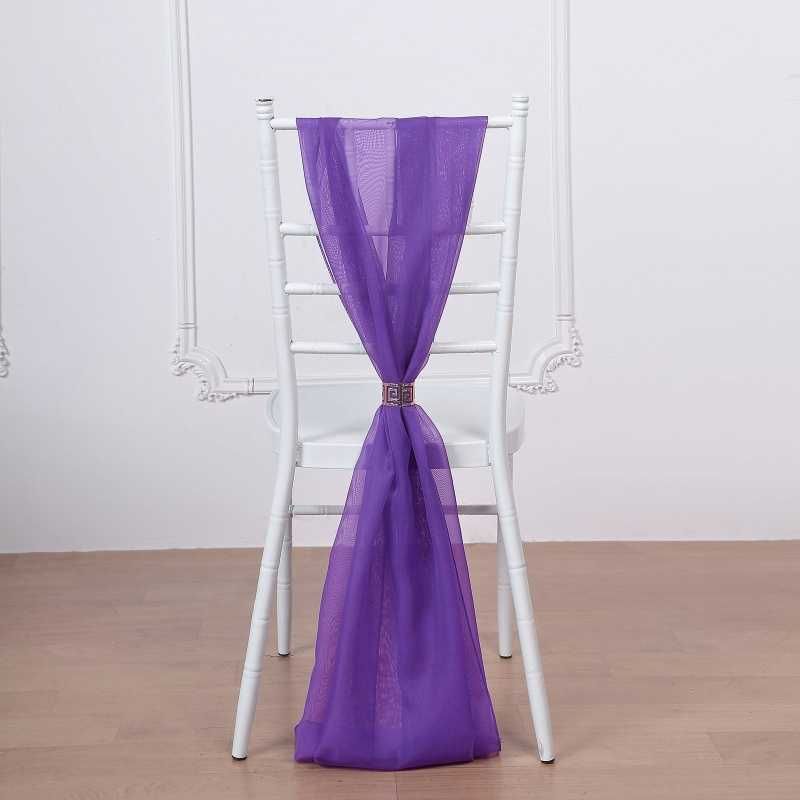 Funde scaune chiavari voal chiffon, ca noi, culori diverse