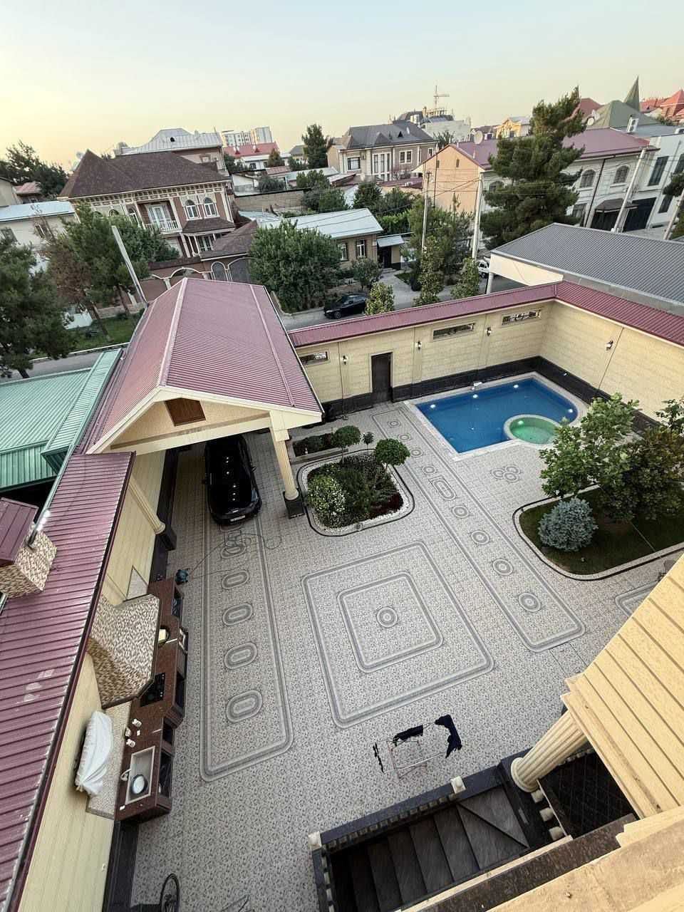 м.Бадамзар дом 4-уровня 8-комн 6-соток 1000 м² ремонт меб/тех бассейн