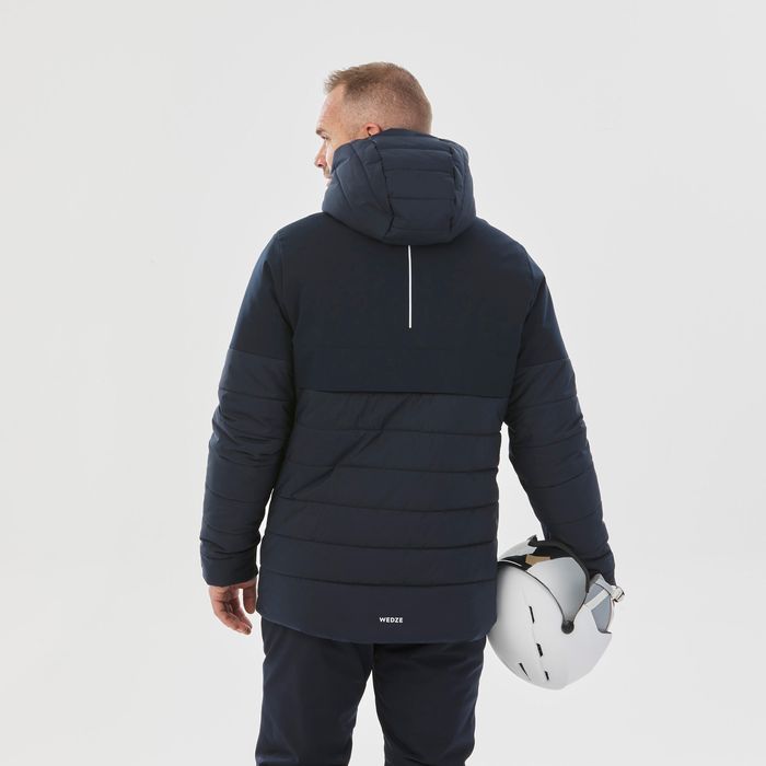 Geacă călduroasă Schi 100 Warm Bleumarin - produs resigilat Decathlon