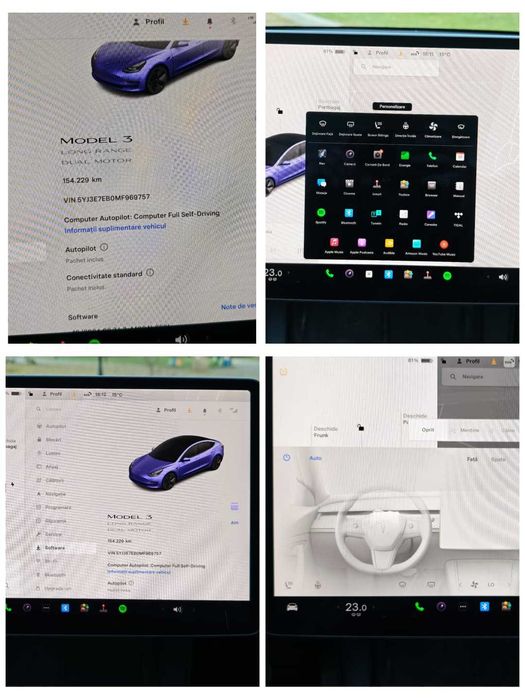 Tesla Model 3, Long Range AWD, An 2021- Garantie Iunie 2029