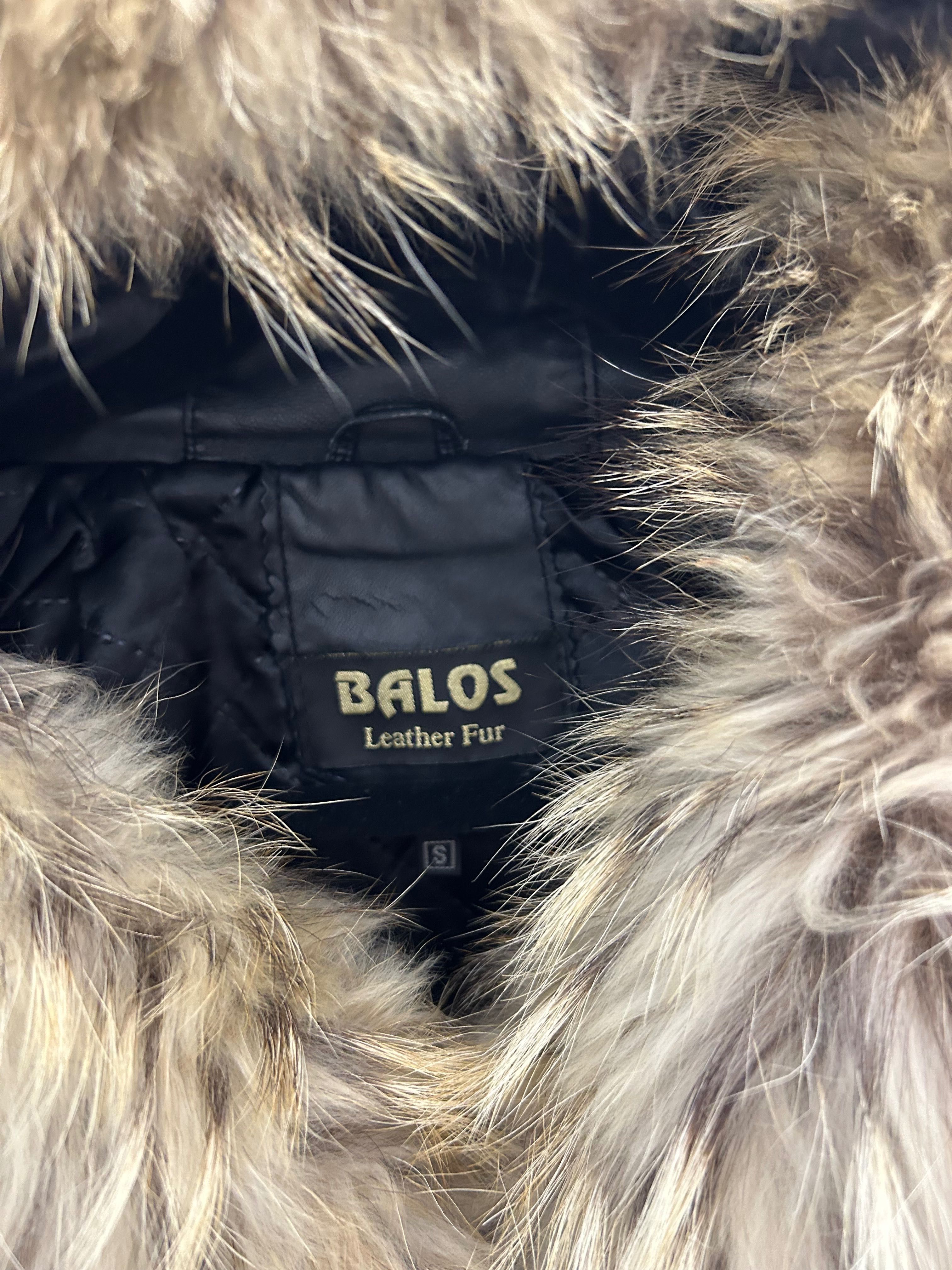 Яке естествена кожа с естествен косъм Balos