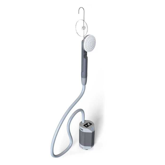 Портативен душ с вградена батерия 5000 mAh, USB 5V LED - Kъмпинг и др