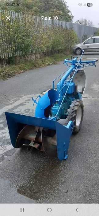 Bertolini motor diezel 14 cai,cu freza de zapada