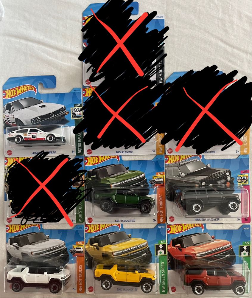 HotWheels колички