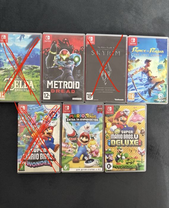Игры на nintendo switch