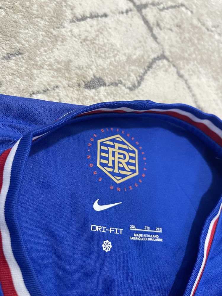 Tricou Franța Euro 2024/25 Home Authentic Mbappe #10 Nike Player Issue