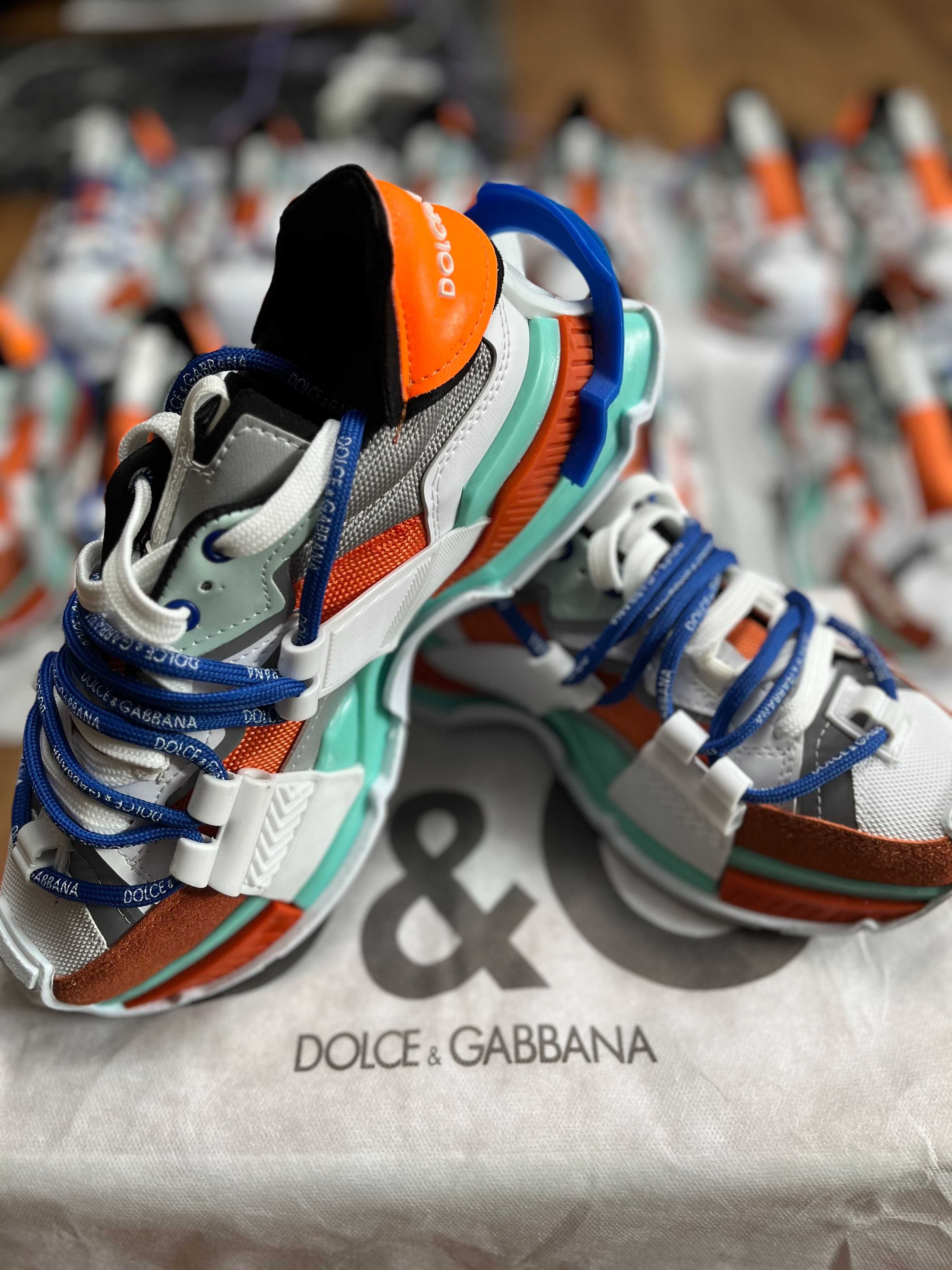 Adidasi/sneakers barbati Dolce&Gabbana Space Multicolor D&G Top Model