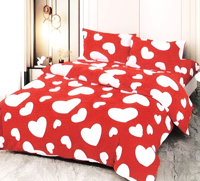 Pătură cocolino cu blăniță+2 fete perna