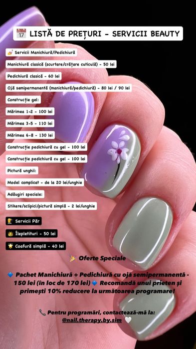 Manichiura/pedichiura/impletituri Hlincea