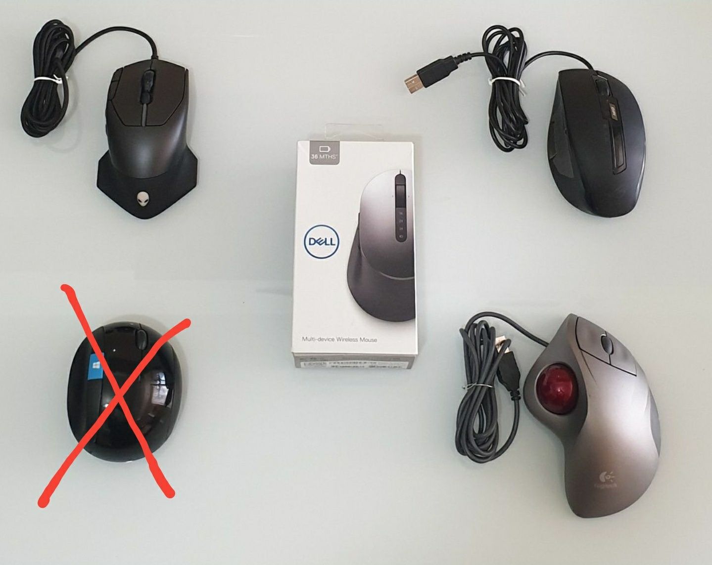 Mouse Logitech, Asus R.O.G., Dell Alienwear, Dell