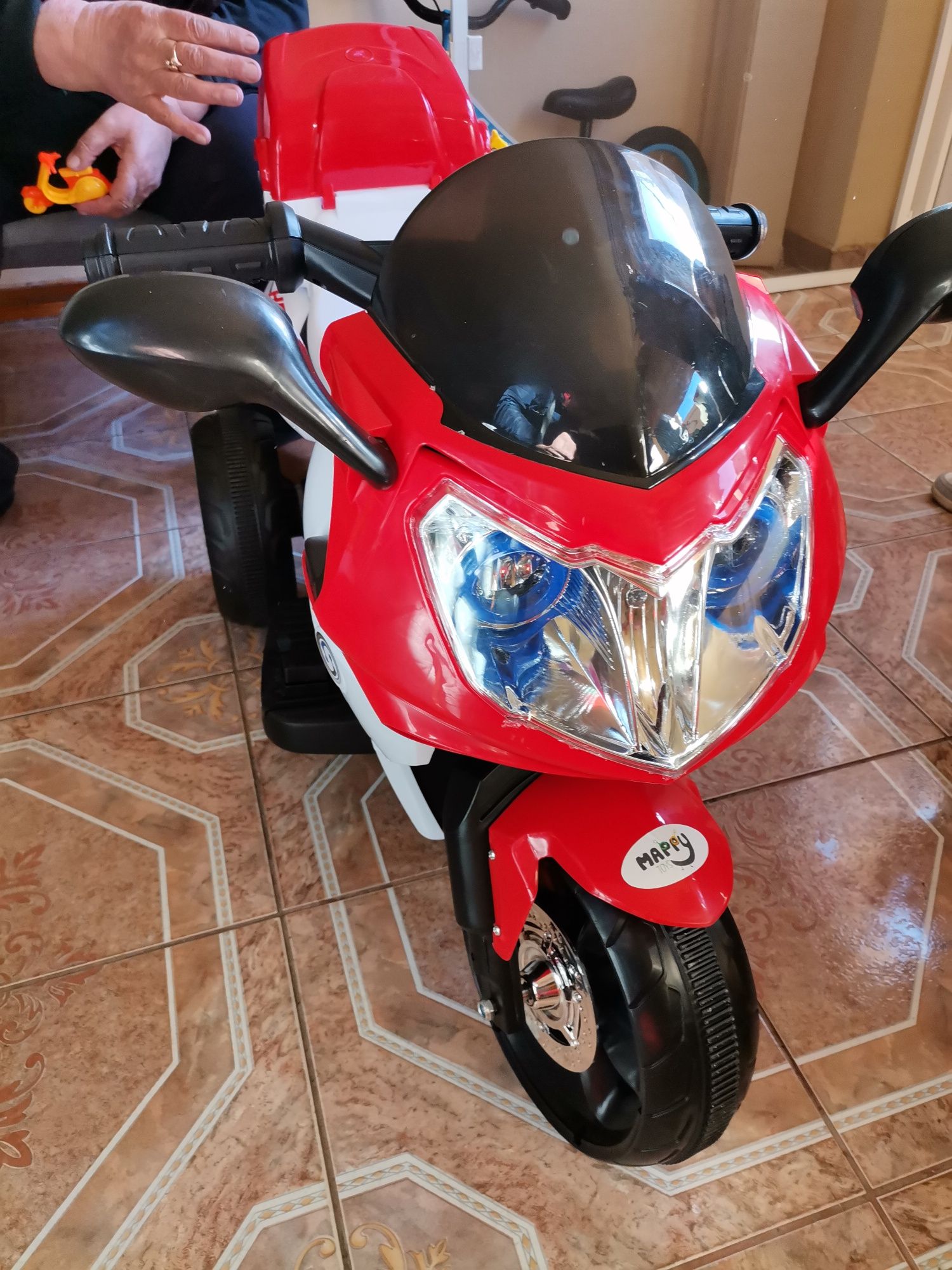 Motocicleta electrica mappy, sunete si lumini, usb