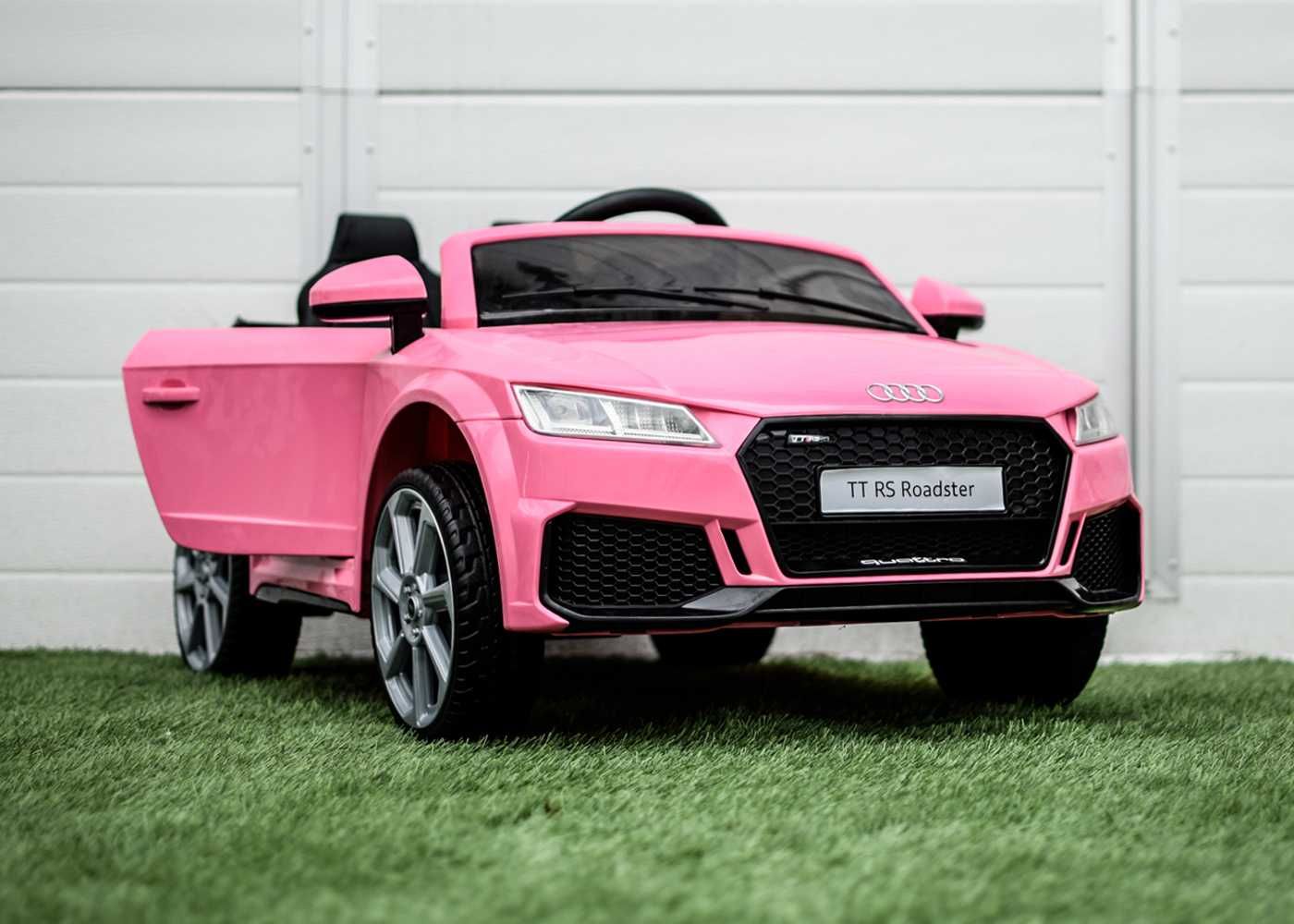 Masinuta electrica pentru copii, Audi TTRS 2x 35W 12V, BT #Pink