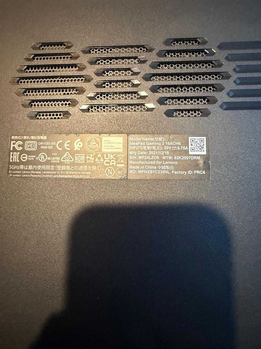 Laptop Lenovo Ideapad Gaming 3 15ACH6