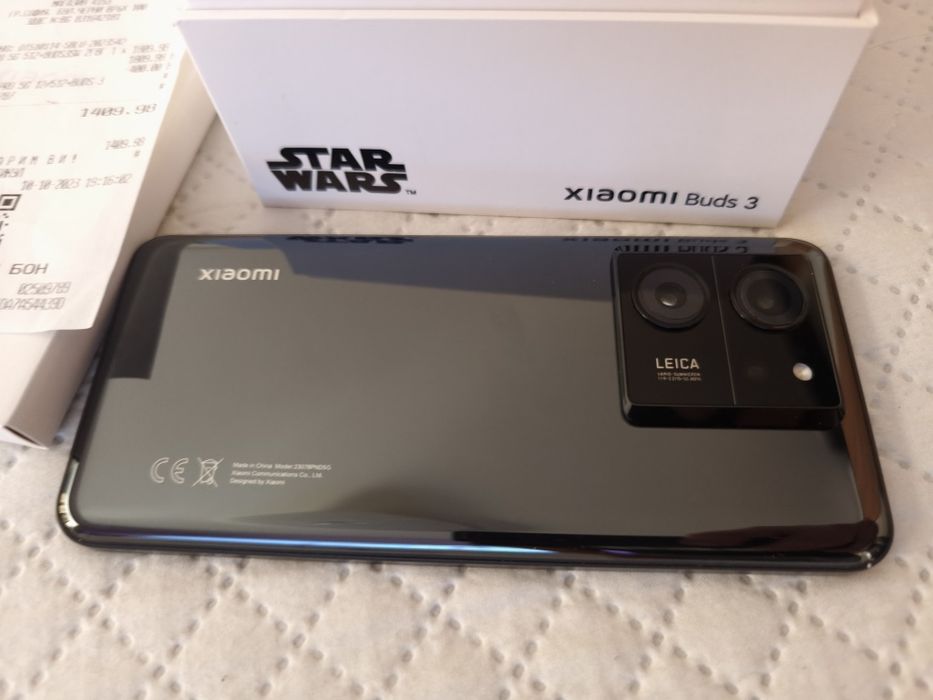 XIAOMI 13T PRO BLACK, 512 GB, RAM 12 GB   + слушалки Xiaomi star wars