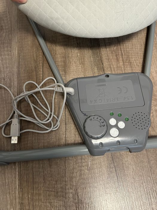 Balansoar leagan electric bebe, Lionelo Otto, pliabil