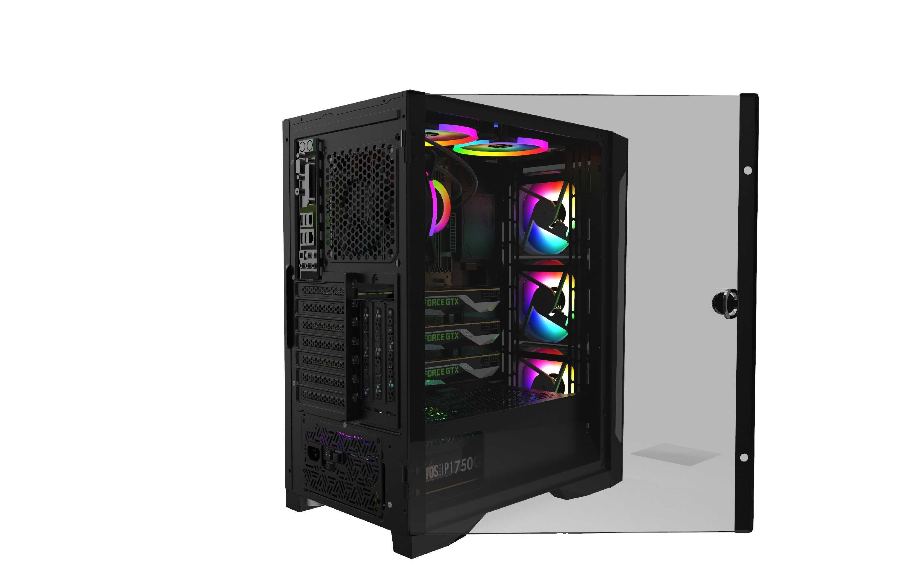 Компютър Ryzen 3600 ,RX580-8 GB ,16 GB DDR4, 1 TB , 24м Гаранция Нов