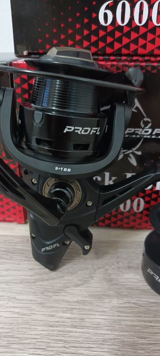 Set 4 Mulinete FL	Black Force 6000 10Rulmenti model nou 2022