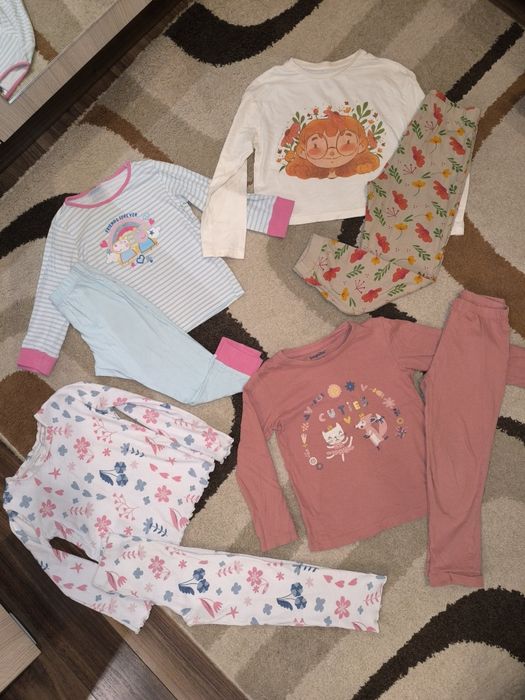 Лот памучни  пижами 110см