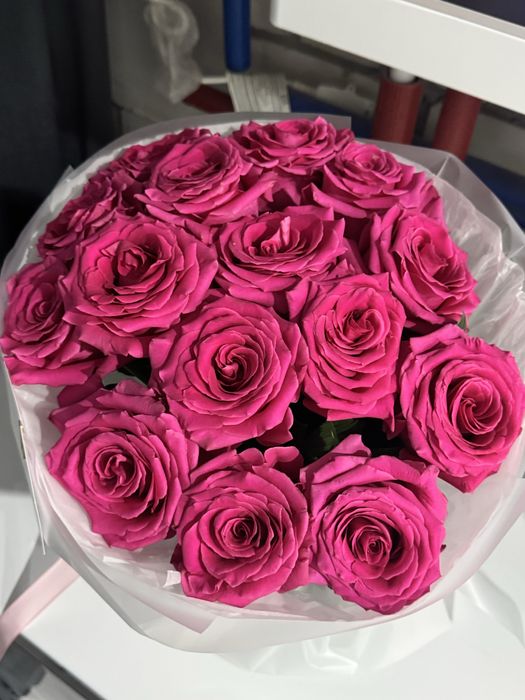 букет роза свежая