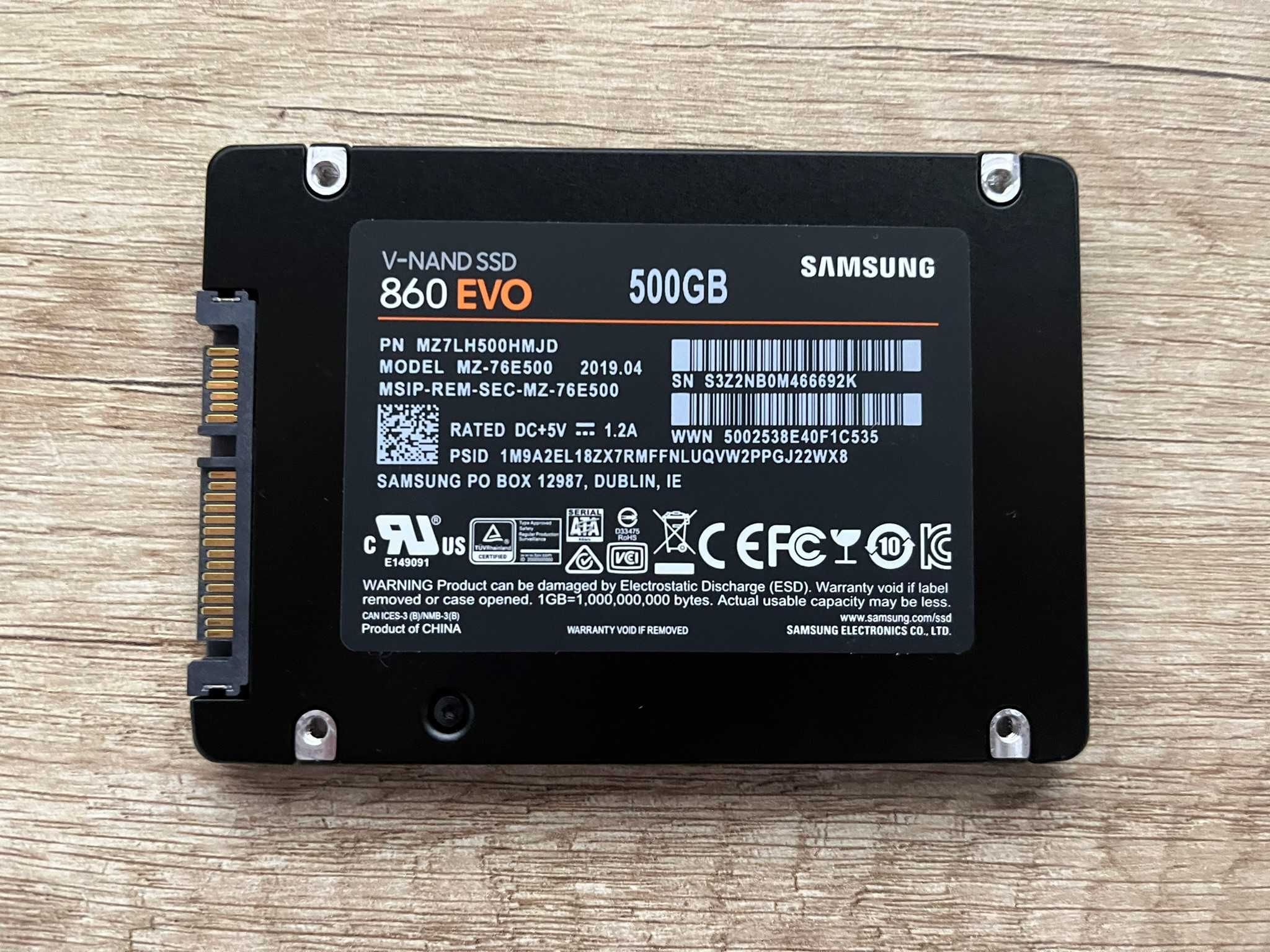 SSD Samsung 860 EVO 2.5 500GB