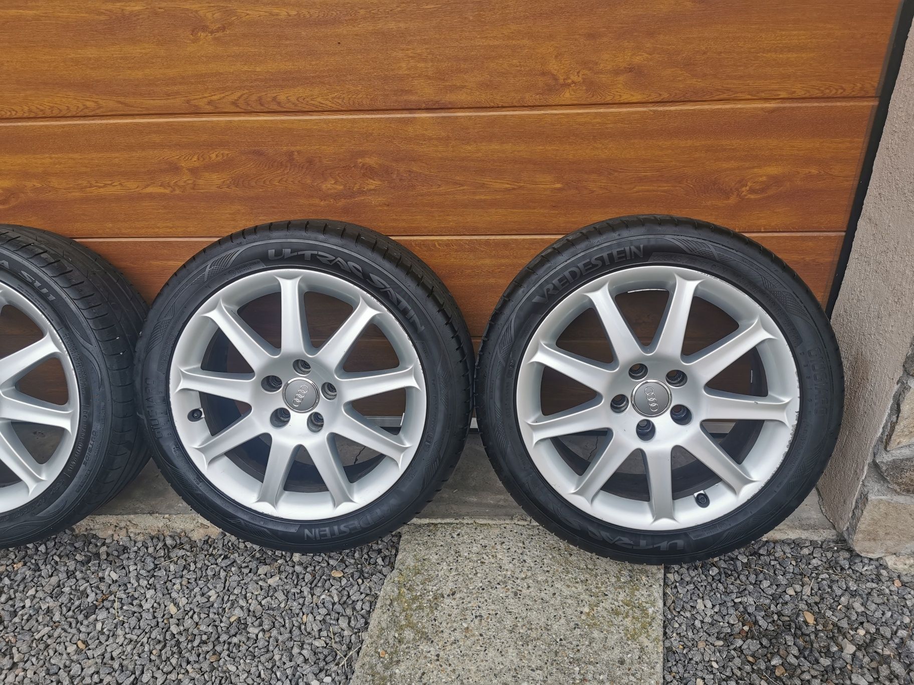 Jante originale Audi R 17"+cauciucuri vară 235/45/17