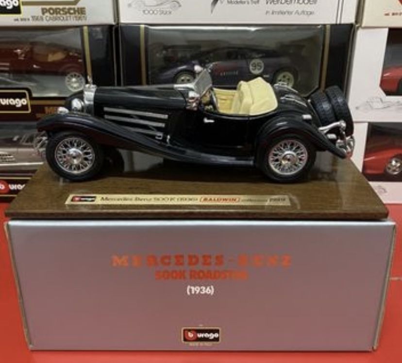BBURAGO MERCEDES-BENZ 500K ROADSTER macheta de coletie scara 1:18