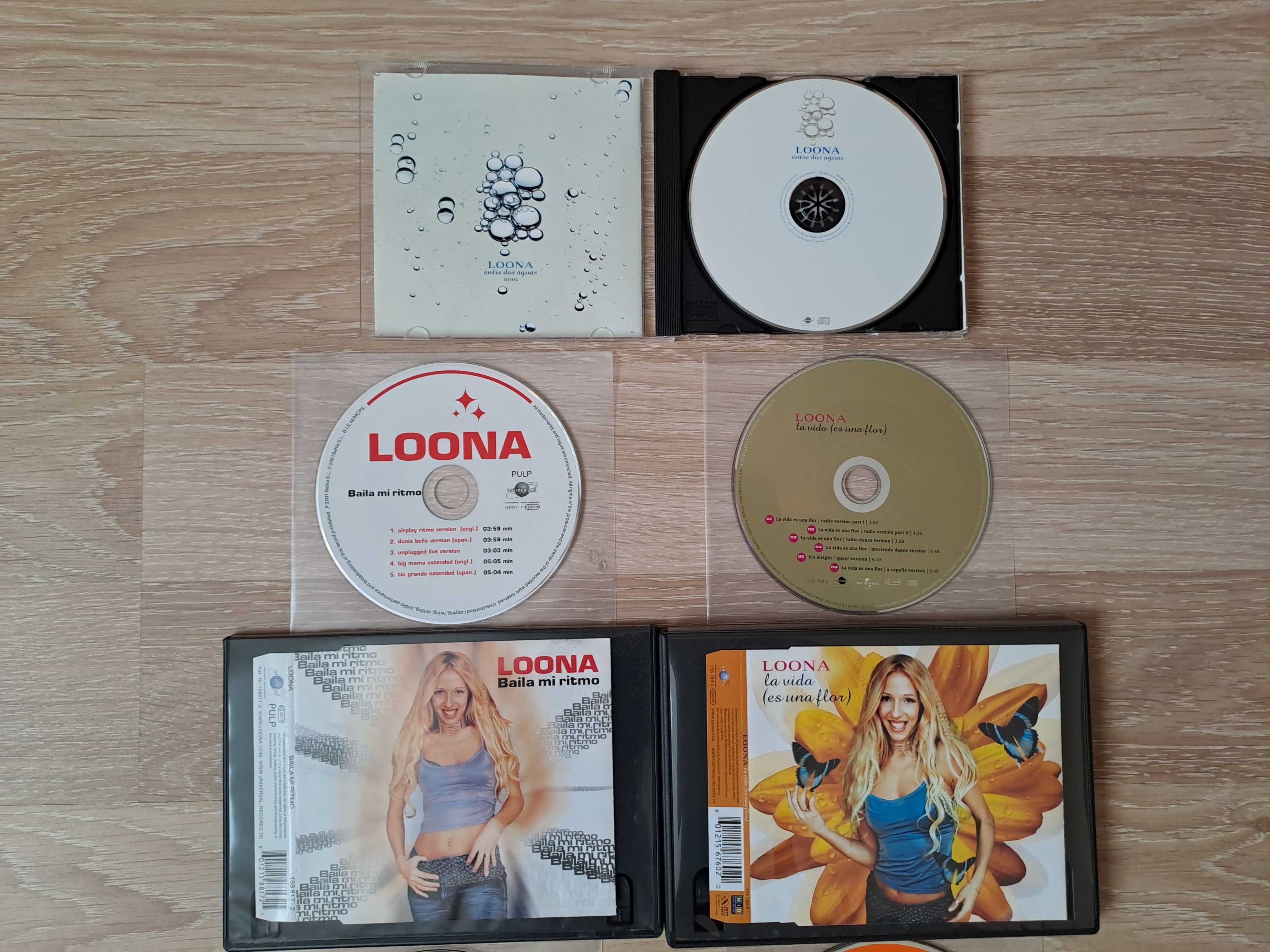 Colectie 6 CD + CD Maxi - Loona (Eurodance) - Albume si CD Maxi