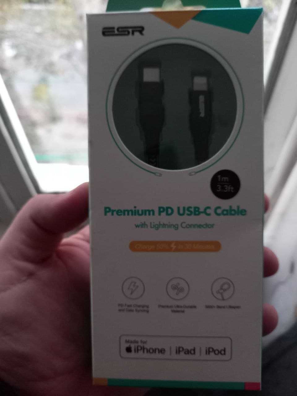 Продам Iphone cable новый MFI certified  Original  type C to lightning